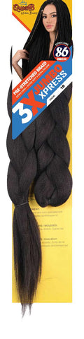 SYNTHETIC QUEEN B XPRESS PRE-STRETCHED BRAID 86"