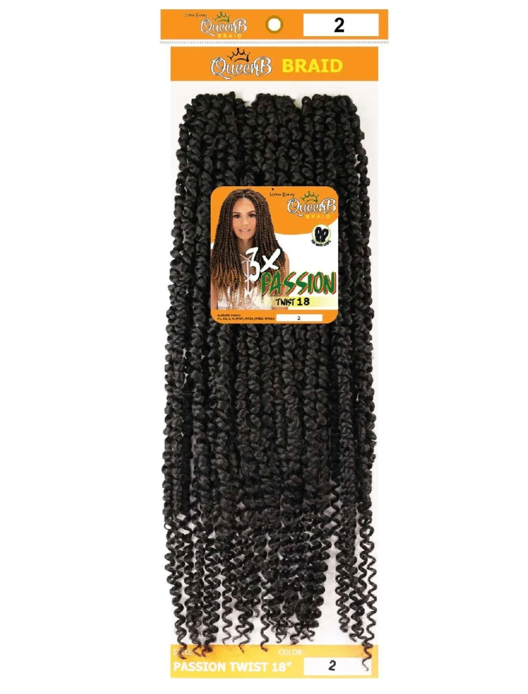QueenB 3X Passion Twist 18"