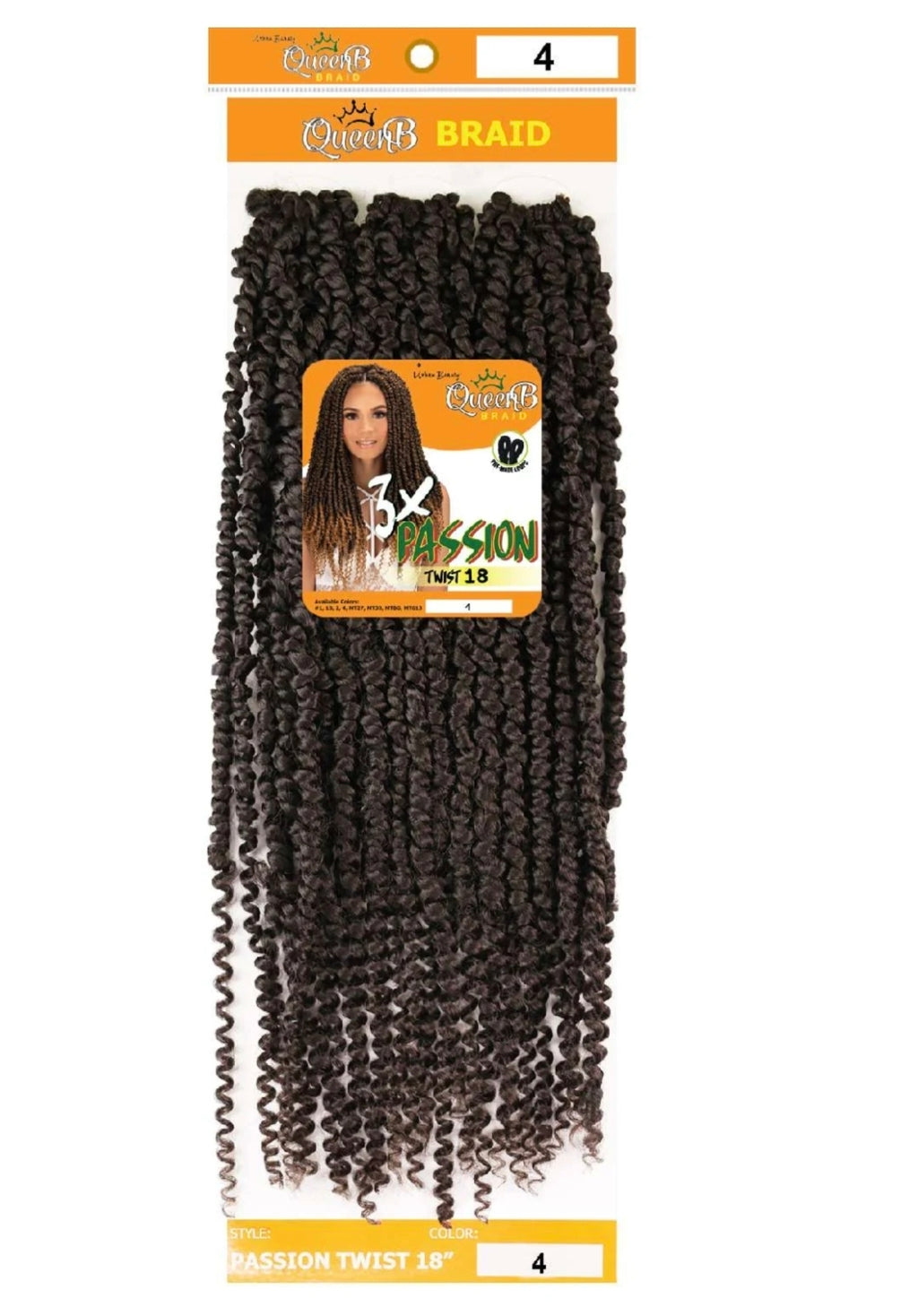QueenB 3X Passion Twist 18"