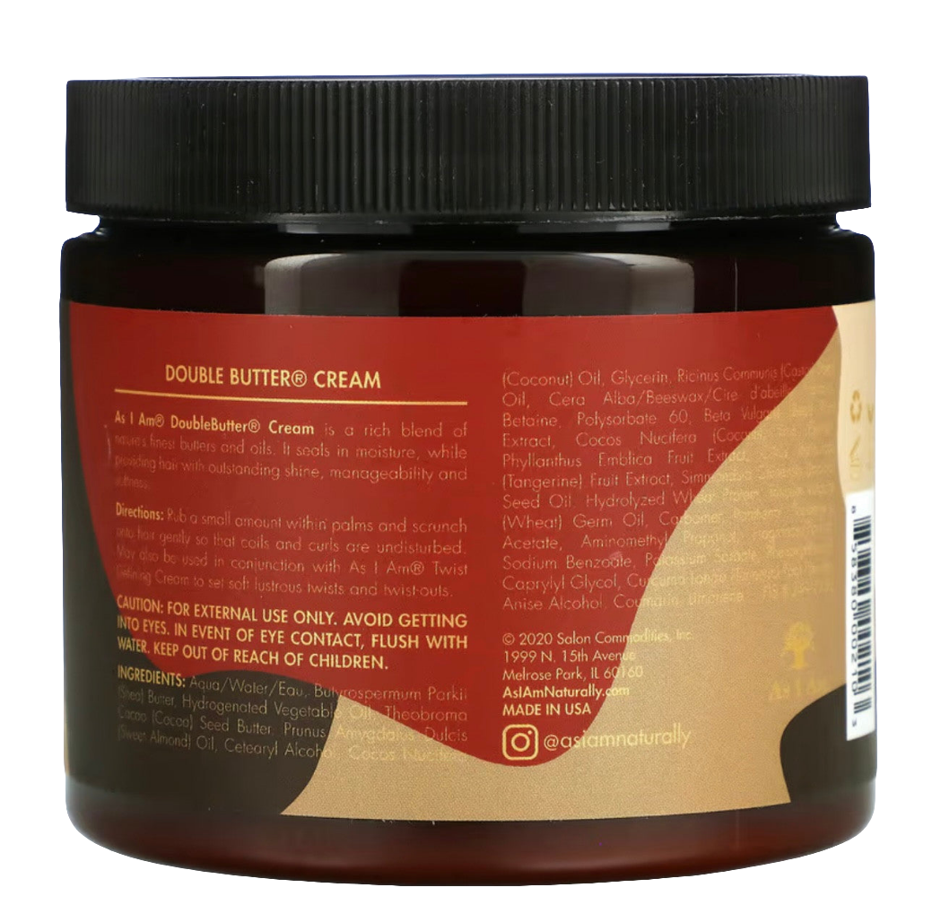 As I Am Double Butter Cream 16oz