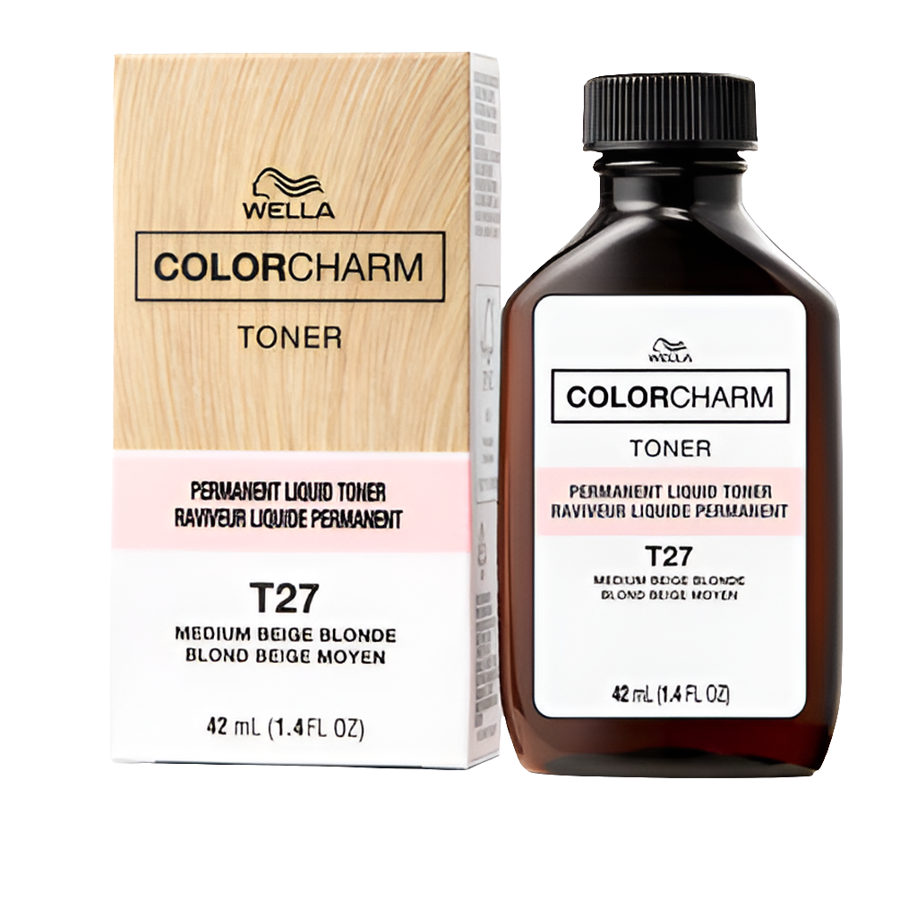 WELLA COLORCHARM Permanent Liquid Toners T27 Medium Beige Blonde