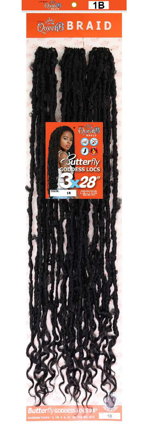 SYN Butterfly Goddess Locs 28"