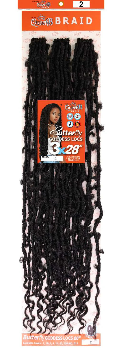SYN Butterfly Goddess Locs 28"