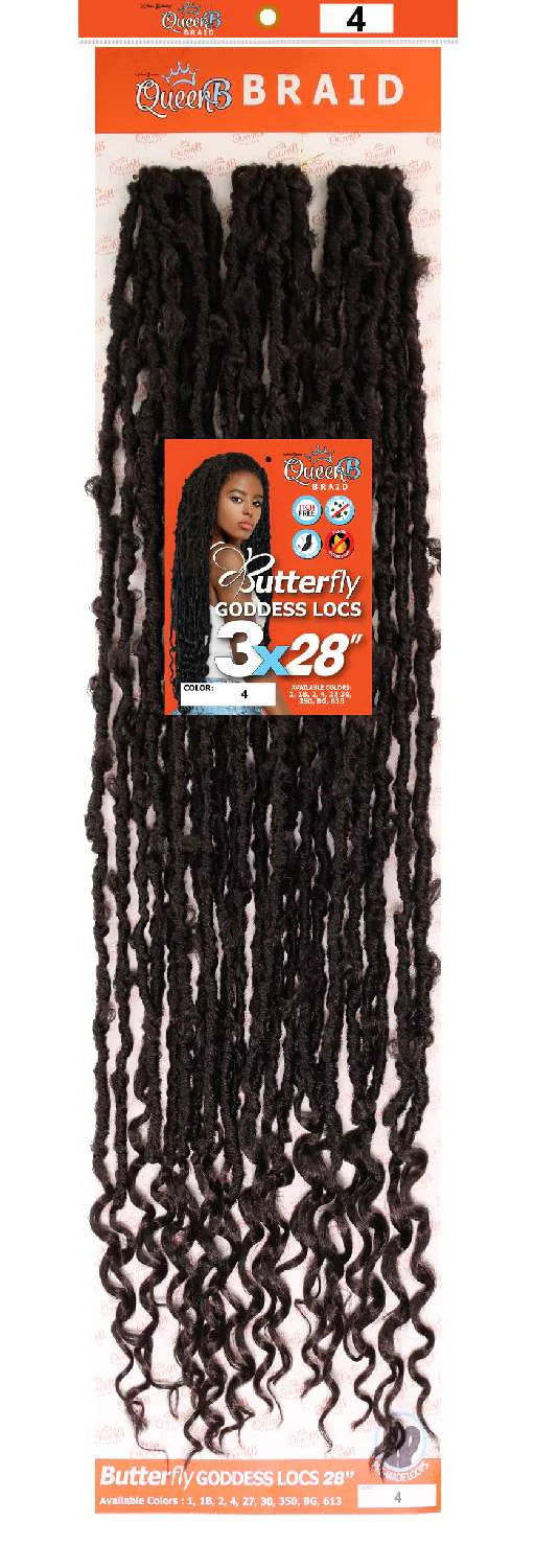 SYN Butterfly Goddess Locs 28"