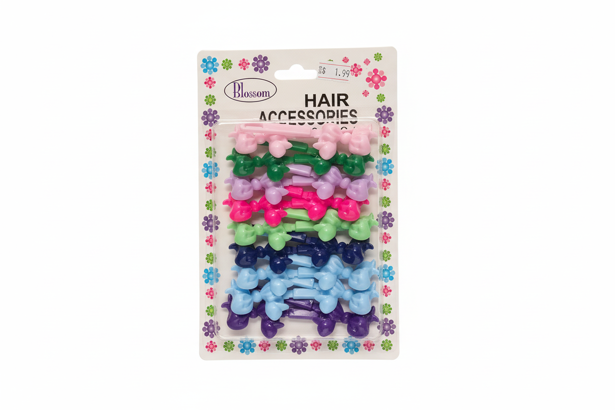 Bow Tie Barrette Multicolor
