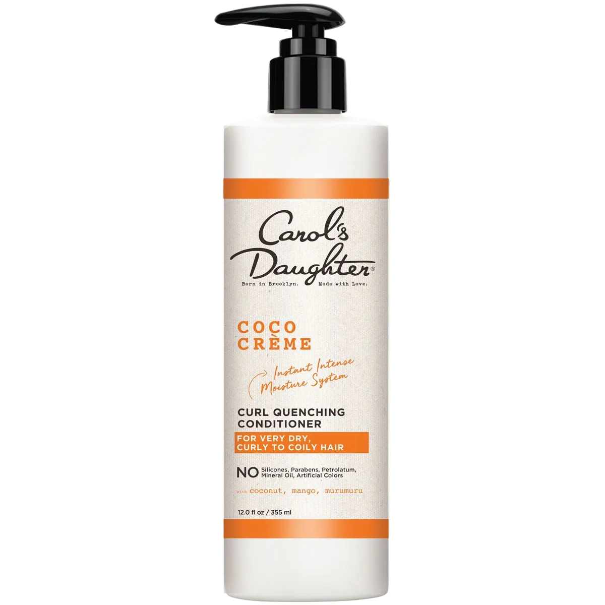 Carol's Daughter Coco Creme Curl Quenching Conditioner with Coconut Oil for Very Dry Hair: Paraben-Free Cream, 12 fl oz