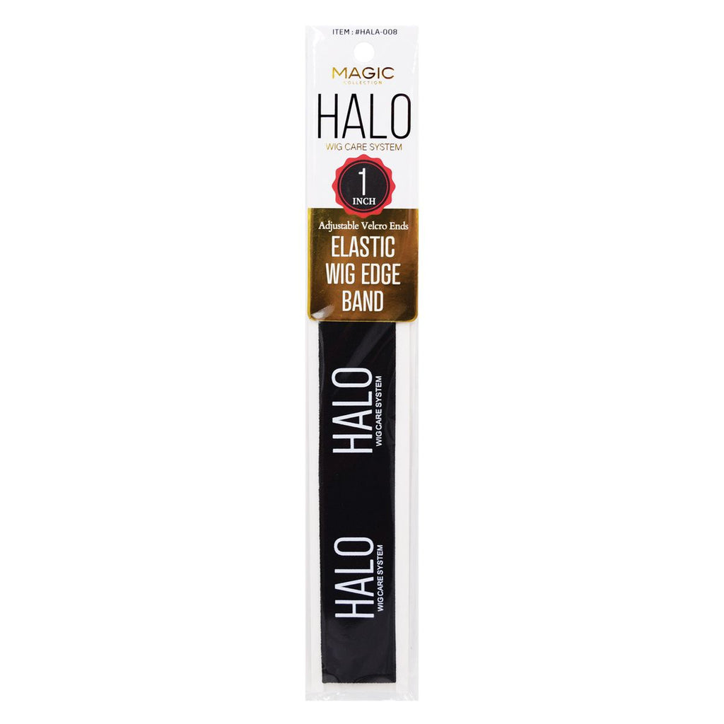 HALO ELASTIC WIG EDGE BAND with Velcro Ends 1"