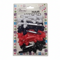 Bow Tie Barrette Black/Navy/Red/White