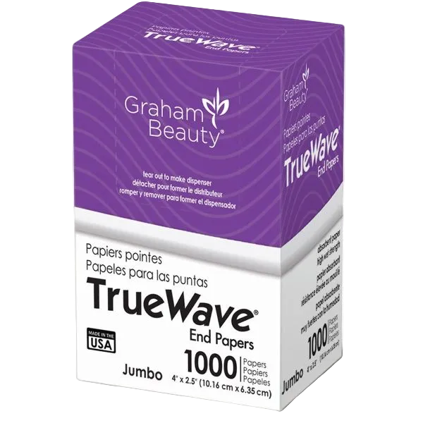 Graham TrueWave End Papers Jumbo (4" x 2.5") - 1,000 Papers