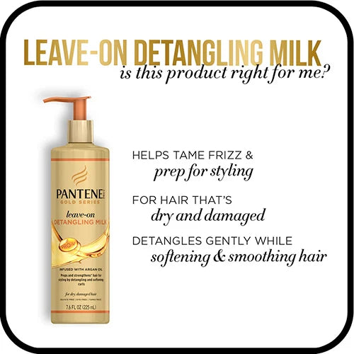 Pantene Gold Series Leave on Detangling Milk