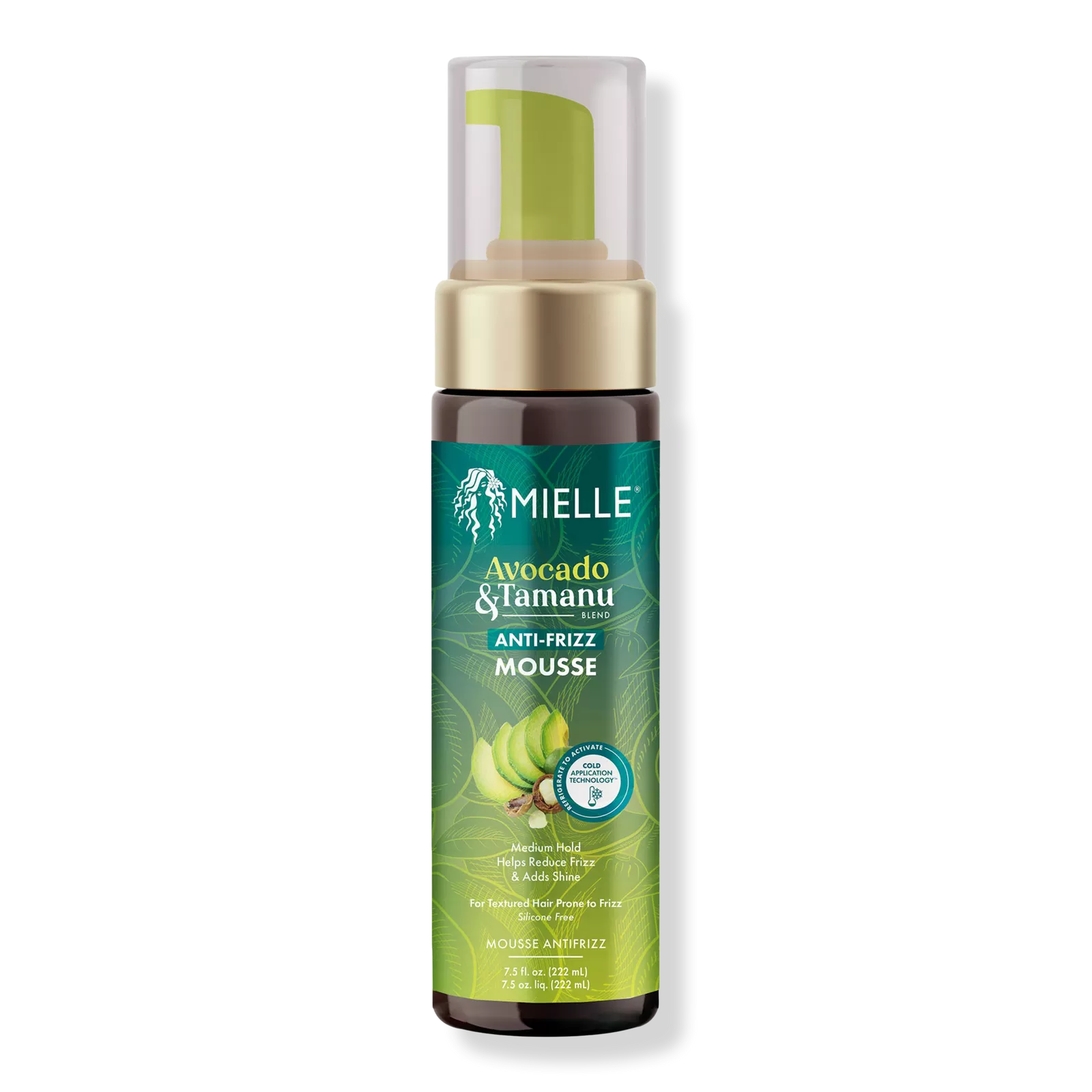 Mielle Avocado & Tamanu Anti-Frizz Mousse