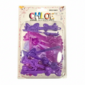 Chloe Hair Barrettes Purple