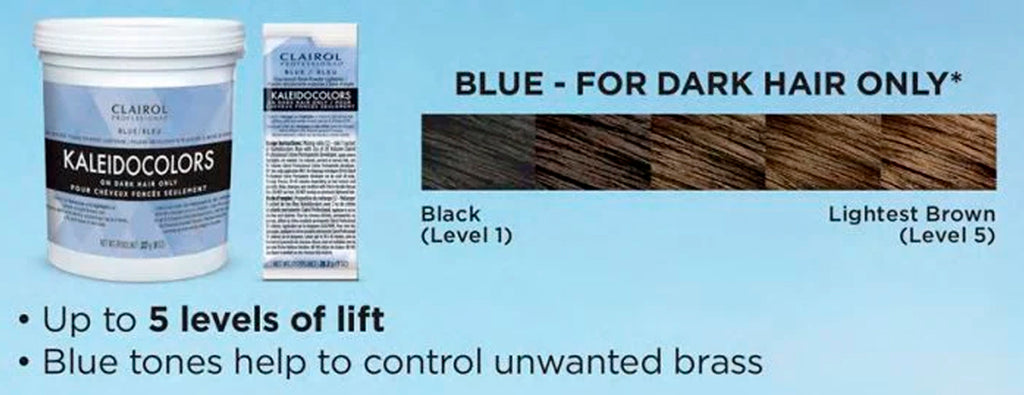 Clairol Kaleidocolors Blue Powder Lightener Packette 1oz