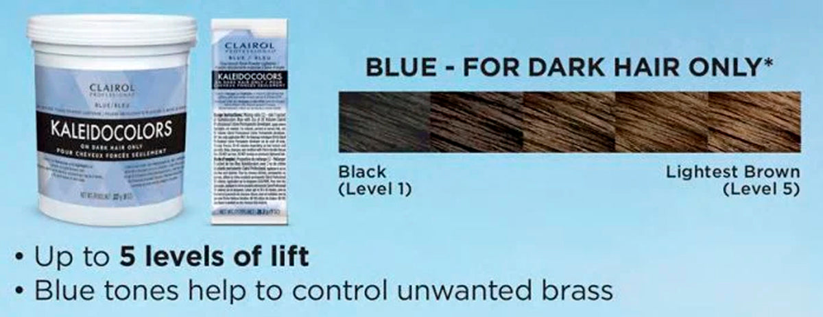 Clairol Kaleidocolors Blue Powder Lightener Packette 1oz