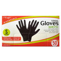 Magic Collection Disposable Vinyl Gloves - 50pcs Black