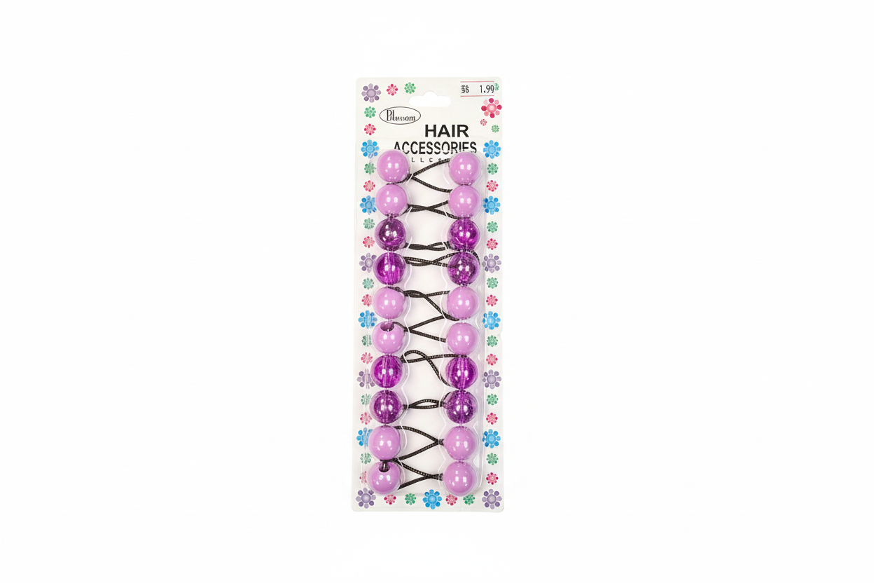 BLOSSOM - Hair Accessories Hair Knockers 10PCs LAV/C PUR