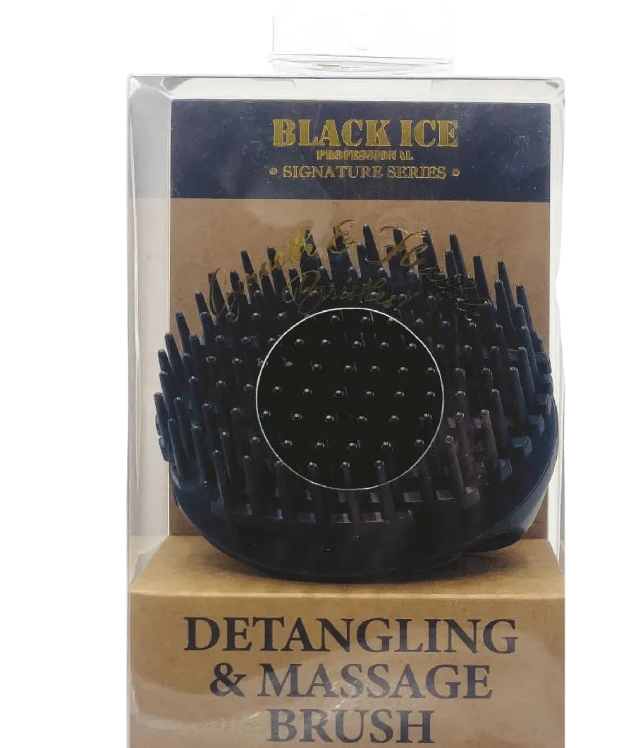 Black Ice Detangle Massage Brush