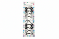 BLOSSOM - Hair Accessories Hair Knockers 10PCs Black/Clear/White