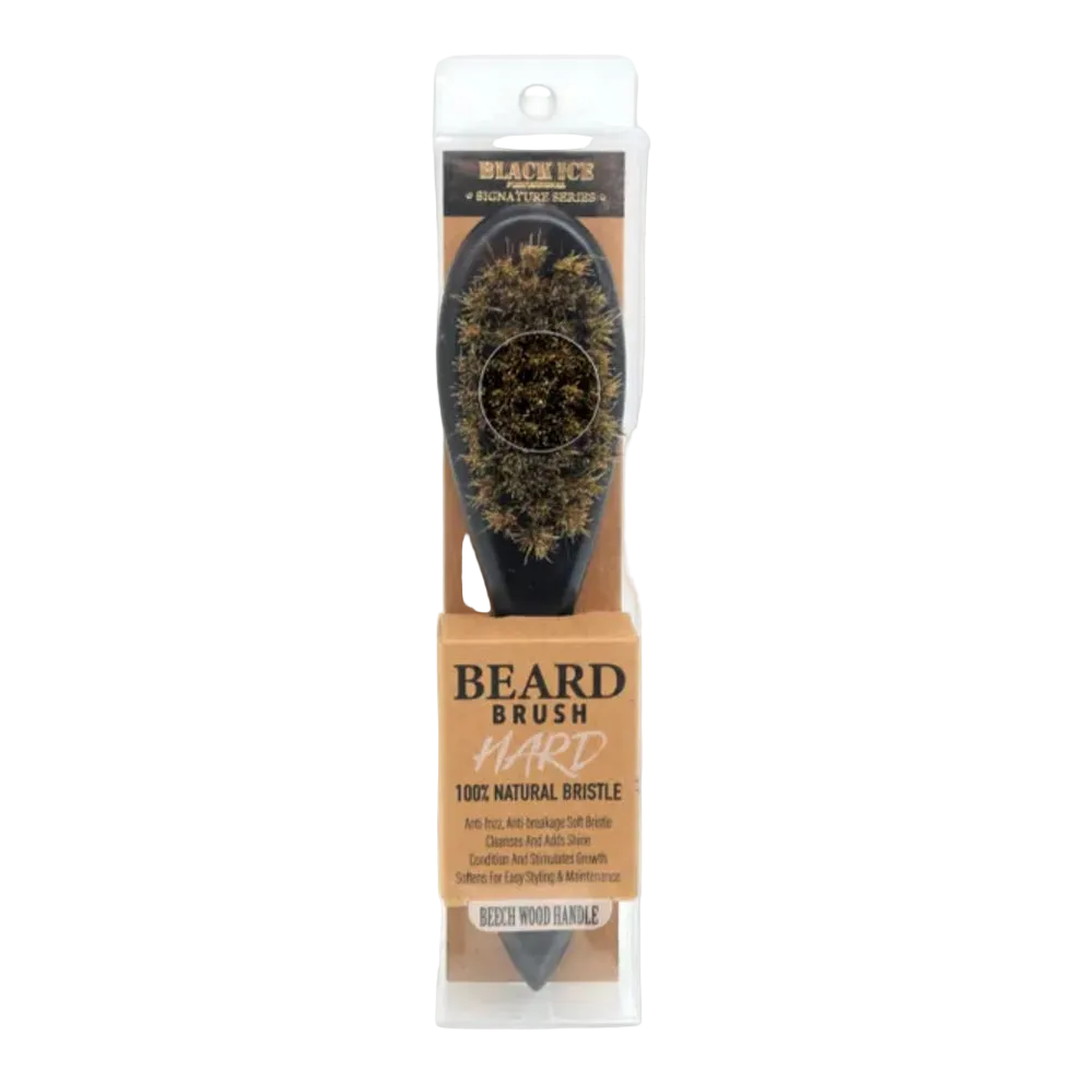 Beard Handle Brush Hard Bristle