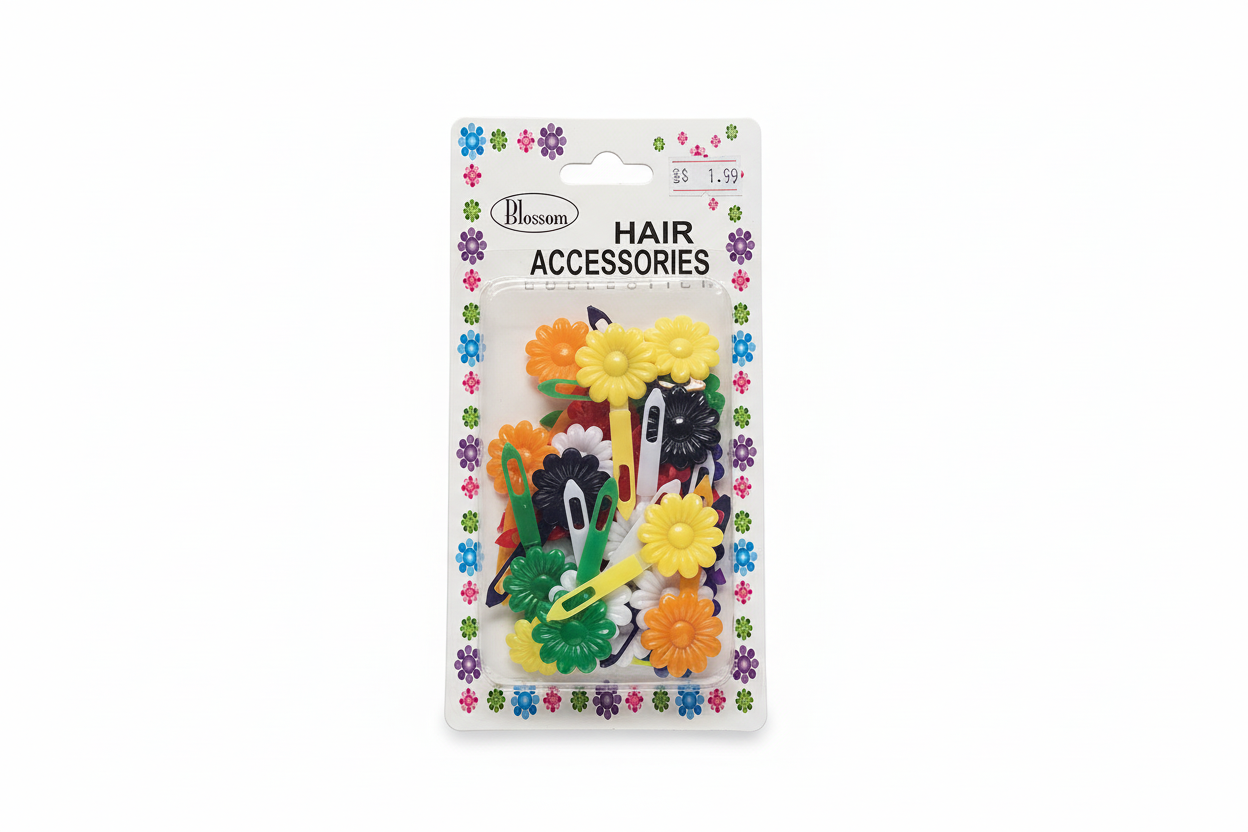 Sunflower Barrette - Neon Mix